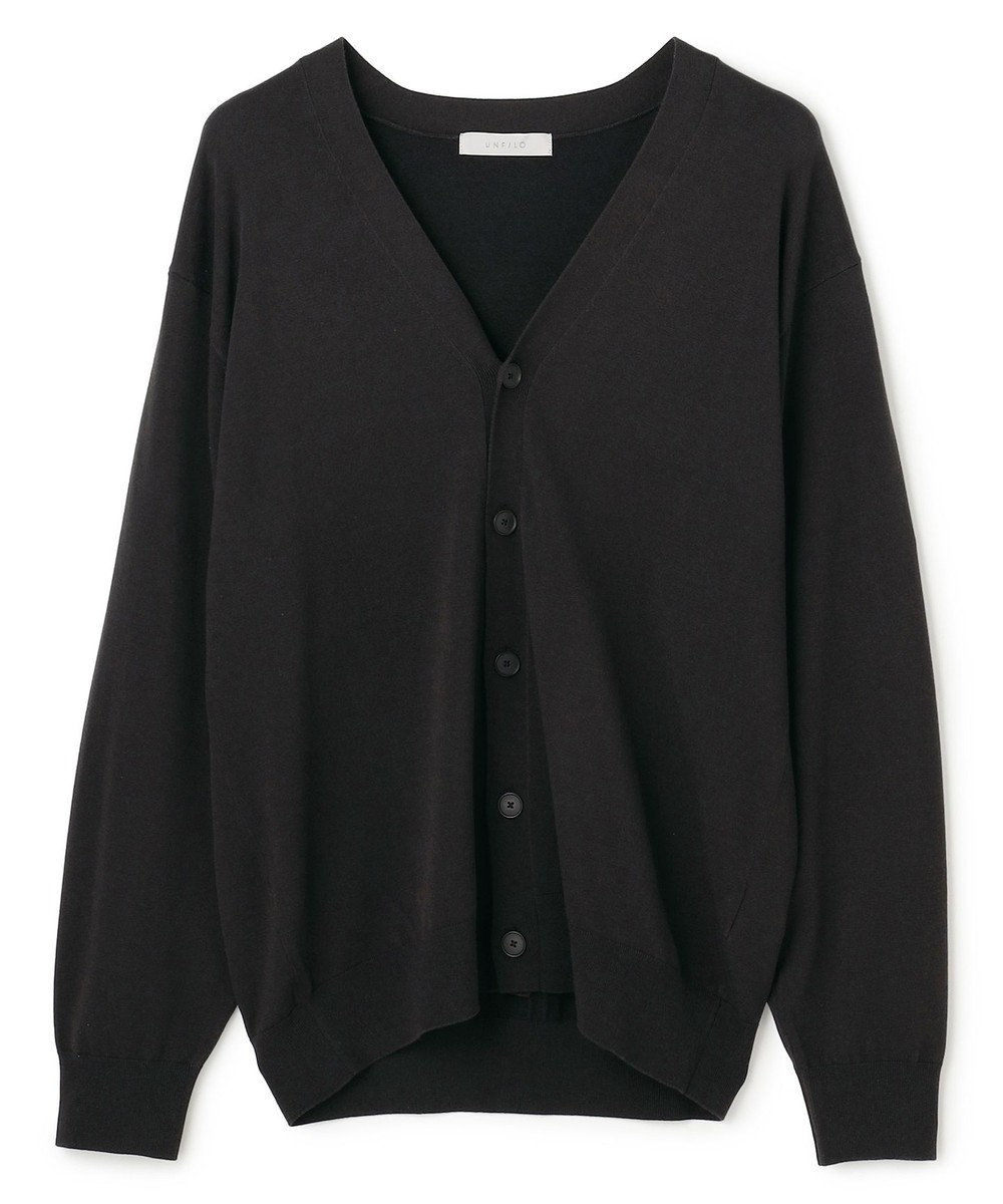 UNFILO MENS 【男女兼用】ソフトサーモ アンチピリングニット カーディガン 
