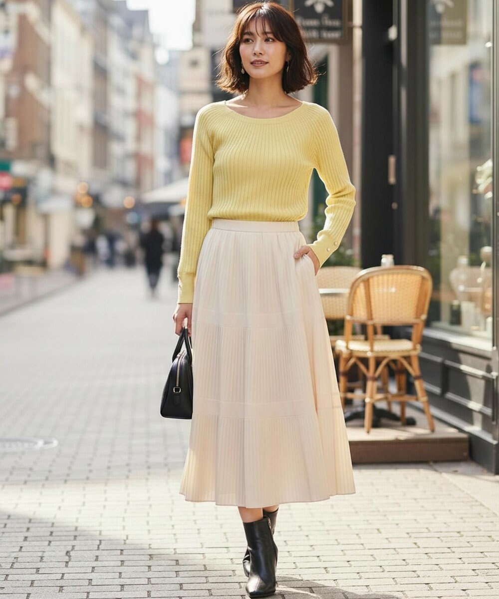 ANY SIS L 【洗える】キュウシンRIB ニット 