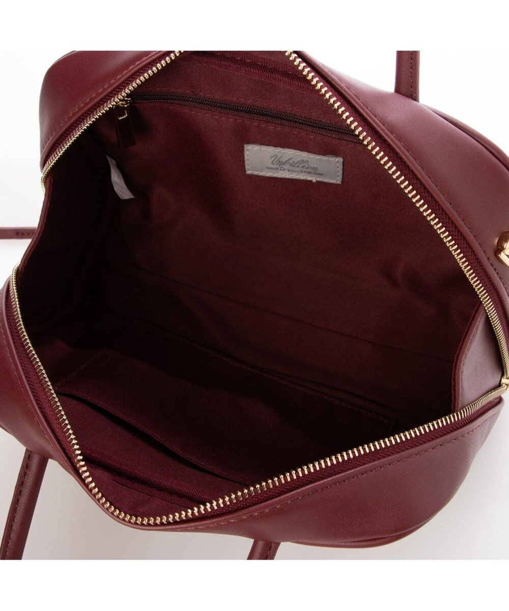 UNBILLION カシュカシュ cachecache / チャーム付横長ボストン 