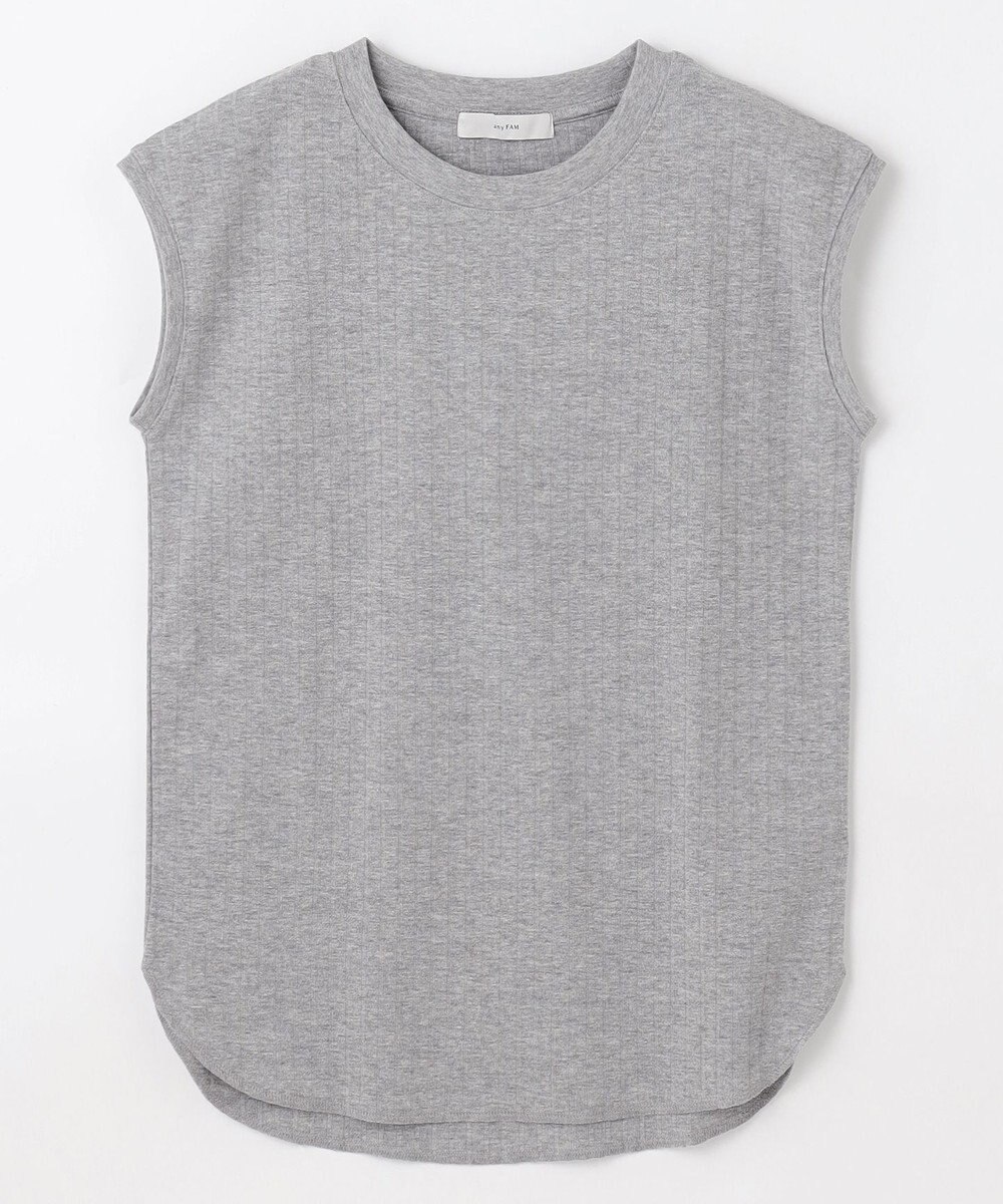 ANY L 【洗濯機可/接触冷感/UVカット】汗ジミ防止テレコノースリーブプルオーバー 