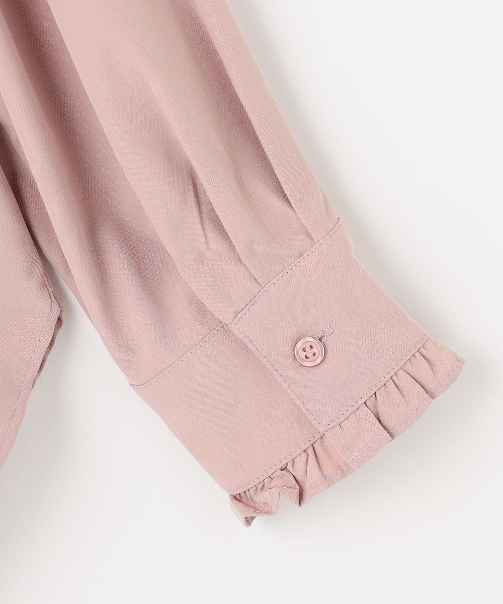 ANY SIS S ピンタックフリル シャツ 