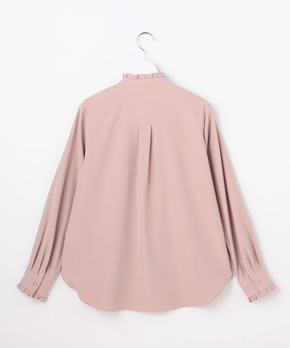 ANY SIS S ピンタックフリル シャツ 