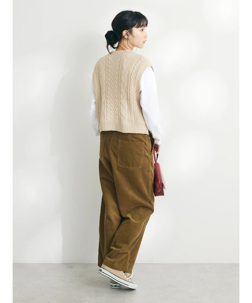 CRAFT STANDARD BOUTIQUE ２ＷＡＹケーブルニットベスト 