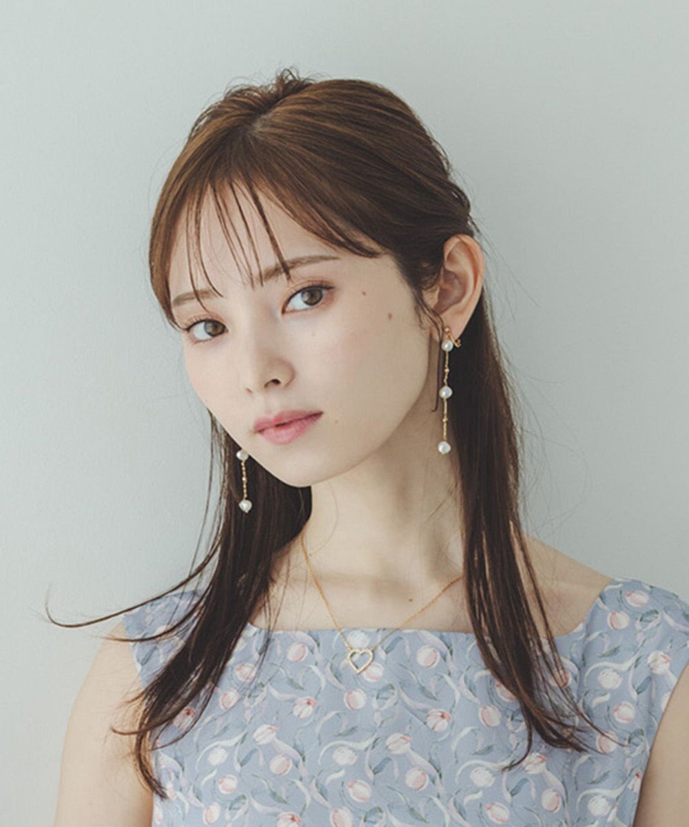 TOCCA PEARL STATION EARRINGS 淡水バロックパール イヤリング 