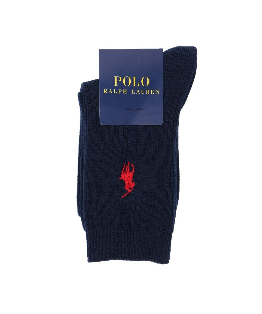 NAIGAI POLO RALPH LAUREN ポロ ラルフ ローレン｜子供 男の子 女の子 キッズ ボーイズ ガールズ｜ワンポイント刺繍 綿混｜リブ クルー丈 スクールソ 