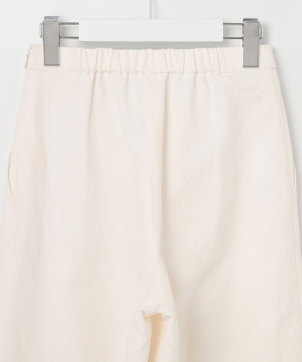 23区 L 【洗える】リネンエンブロイダリー ワイドパンツ 