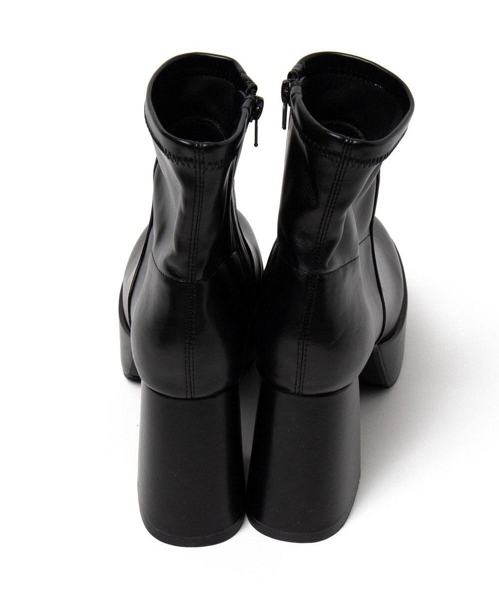 WEGO ストーム付きワイドヒールショートブーツ 