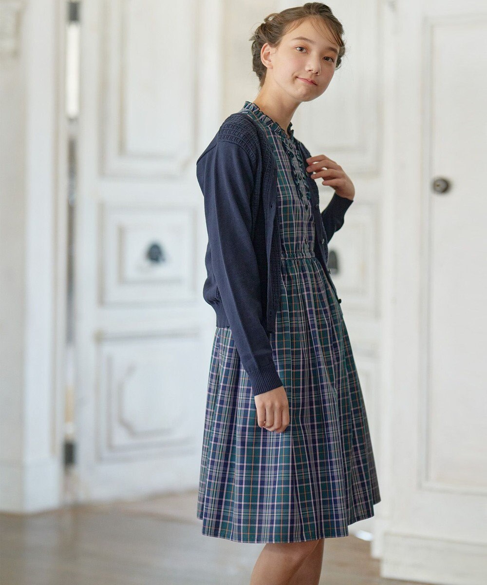 組曲 KIDS 【150-160cm】クラシック カーディガン 