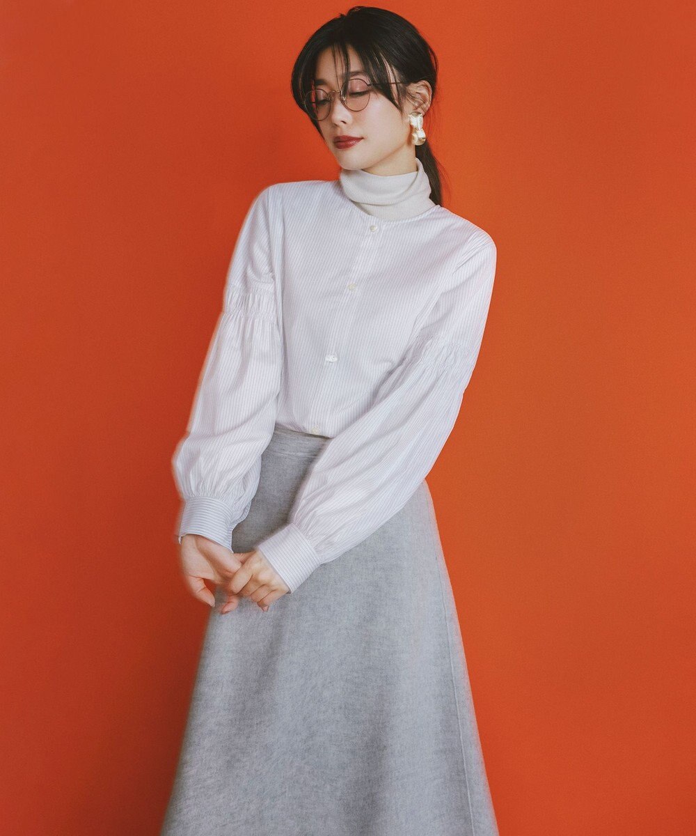 23区 【洗える】スムージーコットン シアーリブ ニット 