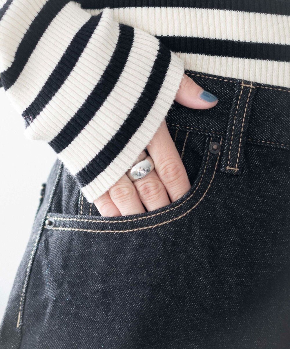 WEGO 台形デニムショートパンツ 