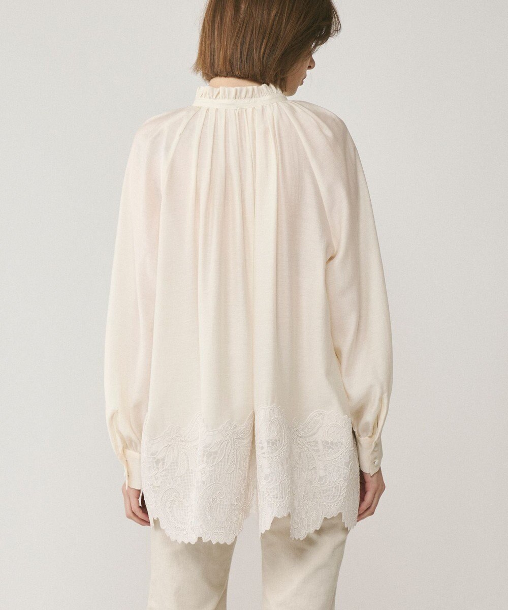 GRACE CONTINENTAL ヘムレースギャザートップ 