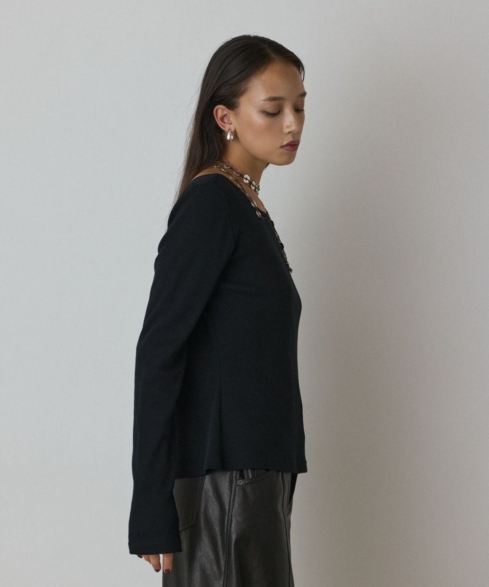 GRACE CONTINENTAL ウ－ルコットンテレコトップ 