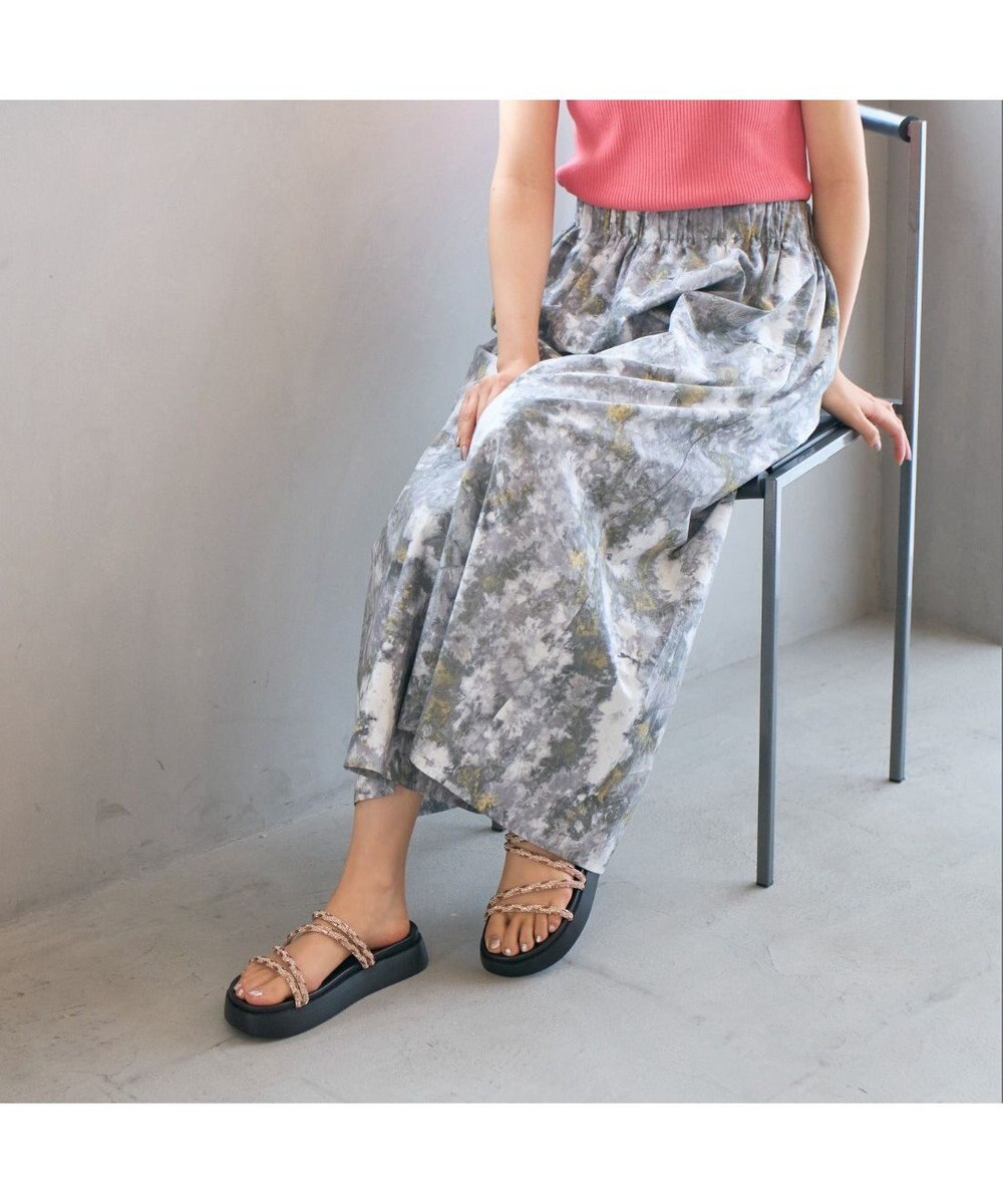 MODE ET JACOMO <carino>厚底ビジューサンダル 