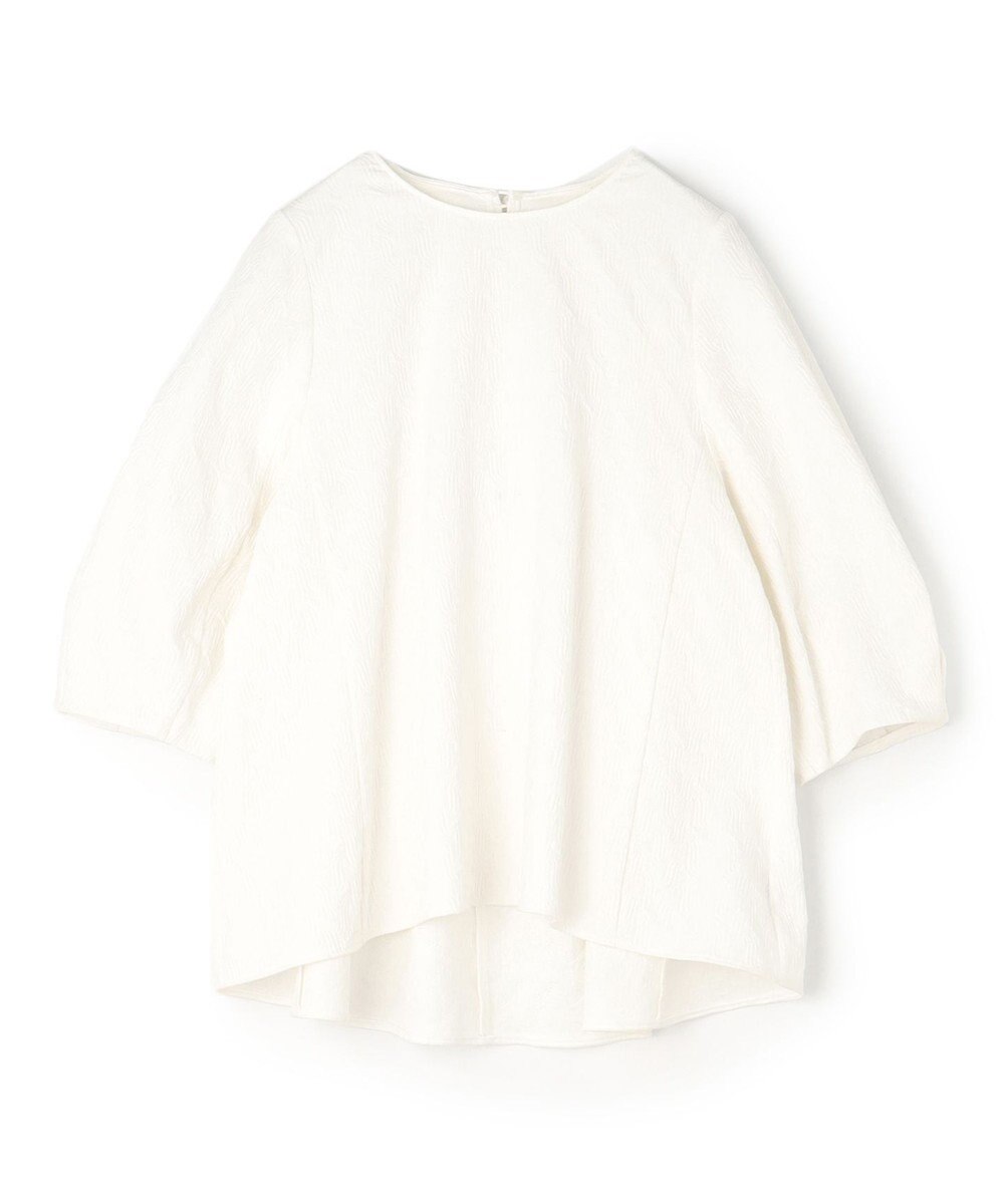 UNFILO L ジャガードブラウス 