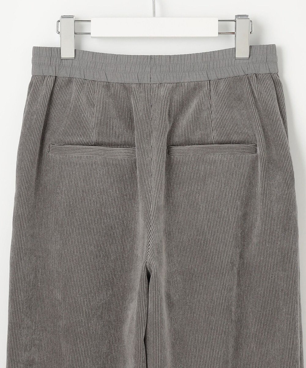 自由区 【洗える】ソフトコーデュロイワイド パンツ 