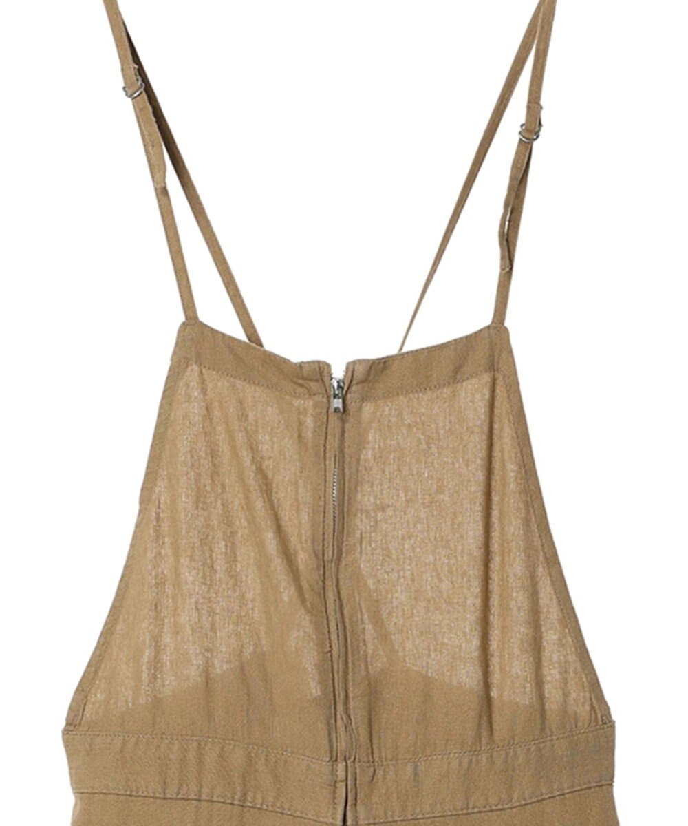 AMERICAN HOLIC リネンブレンドサロペットパンツ 