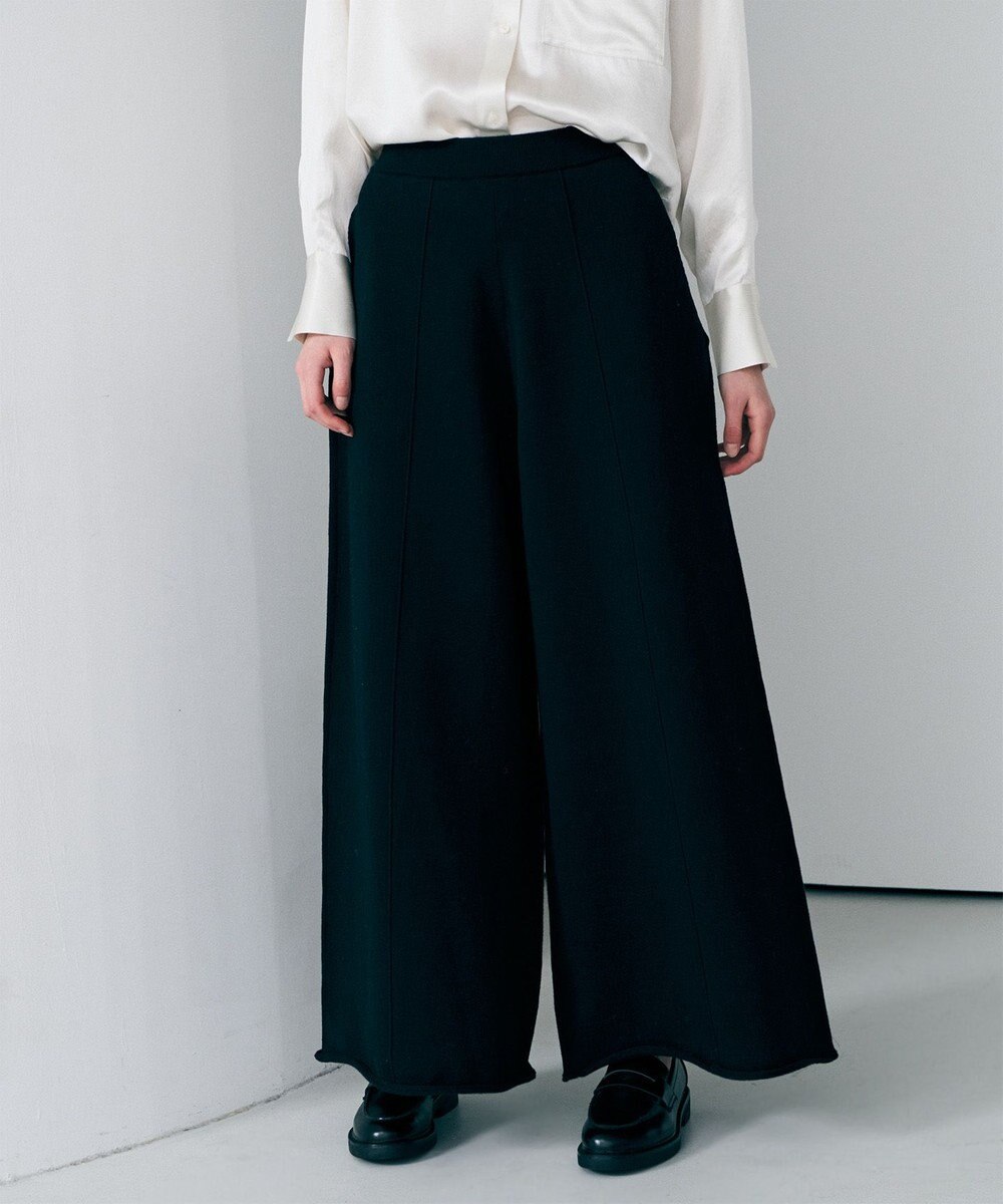 uncrave スウェットライクニット パンツ 