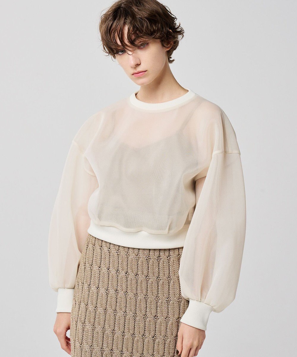 uncrave 【手洗い可】シルキーニット カップ付き キャミソール（uncrave WHITE） 