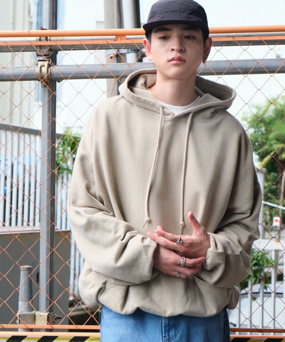 WEGO アシッドウォッシュバルーンパーカー 