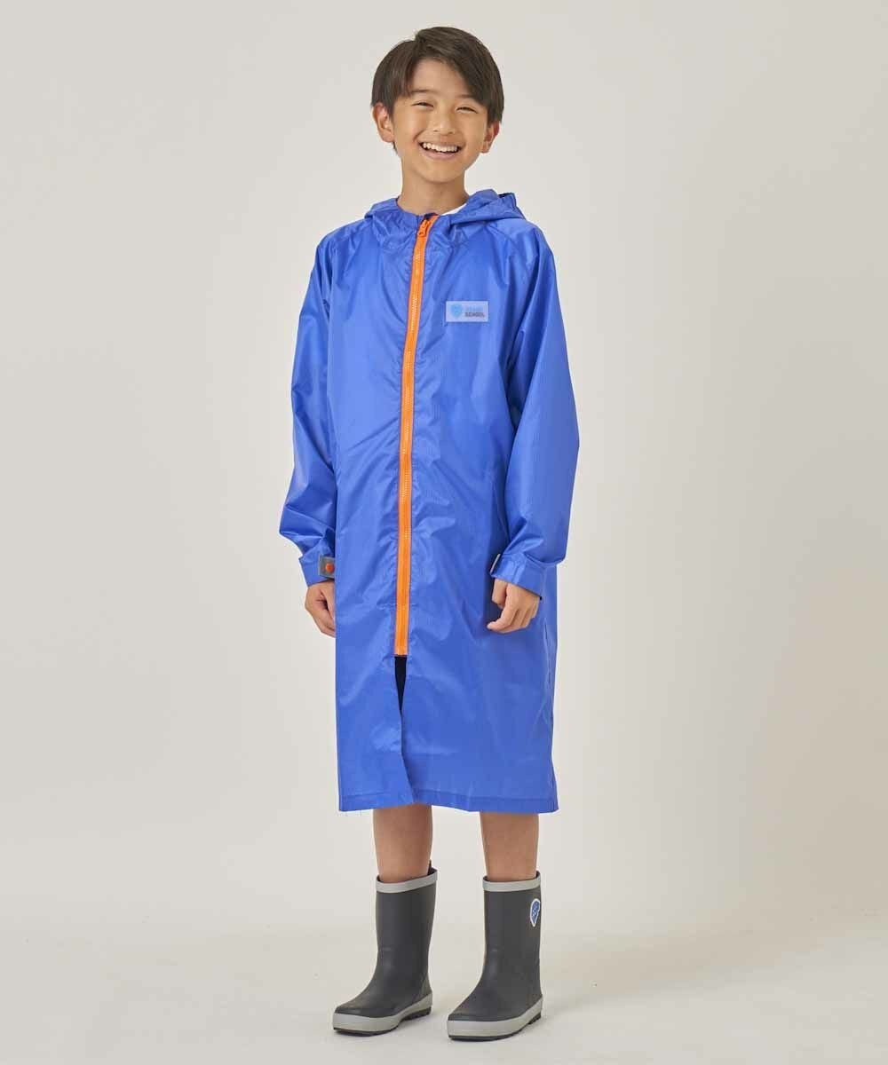 BEAMS SCHOOL レインコート ランドセル対応／収納袋付き 