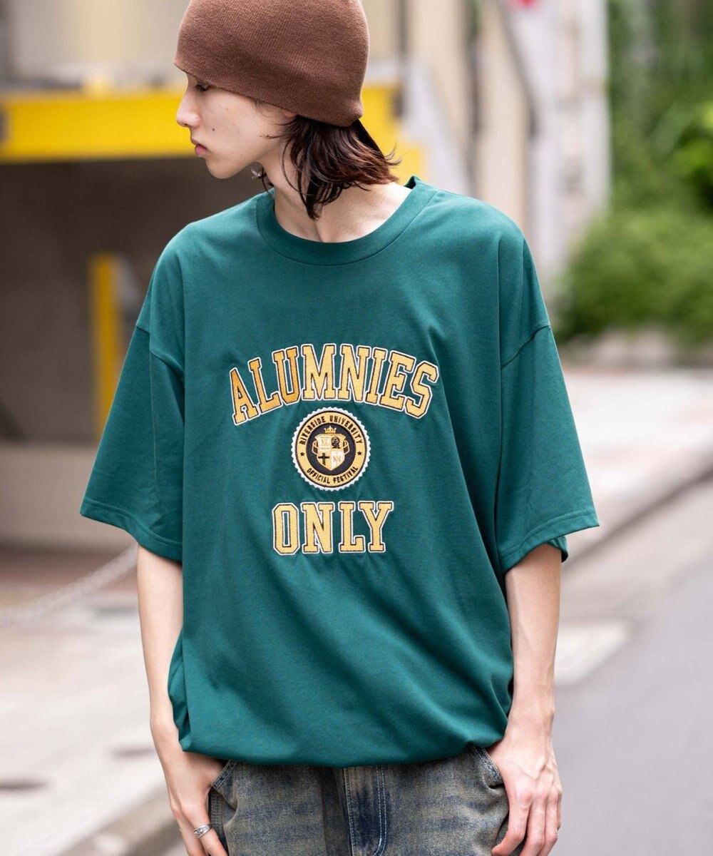 WEGO 【接触冷感/ユニセックス着用ITEM】カレッジロゴグラフィックT（SS） 