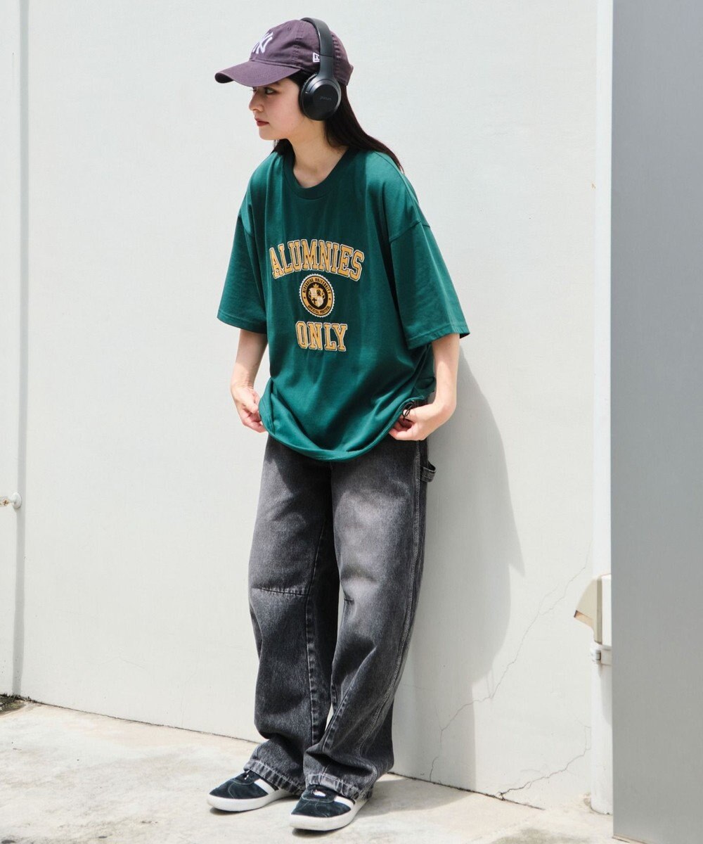 WEGO 【接触冷感/ユニセックス着用ITEM】カレッジロゴグラフィックT（SS） 