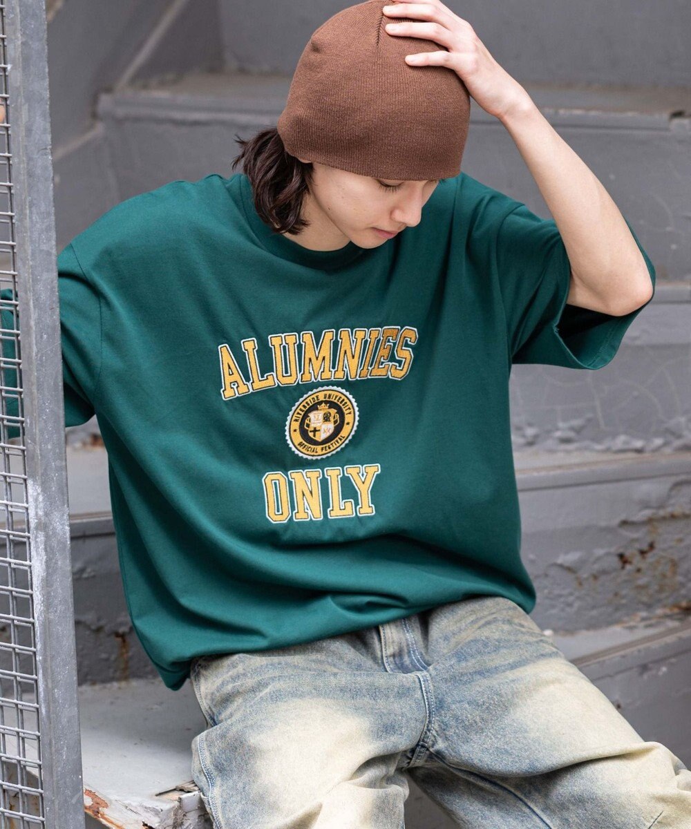 WEGO 【接触冷感/ユニセックス着用ITEM】カレッジロゴグラフィックT（SS） 