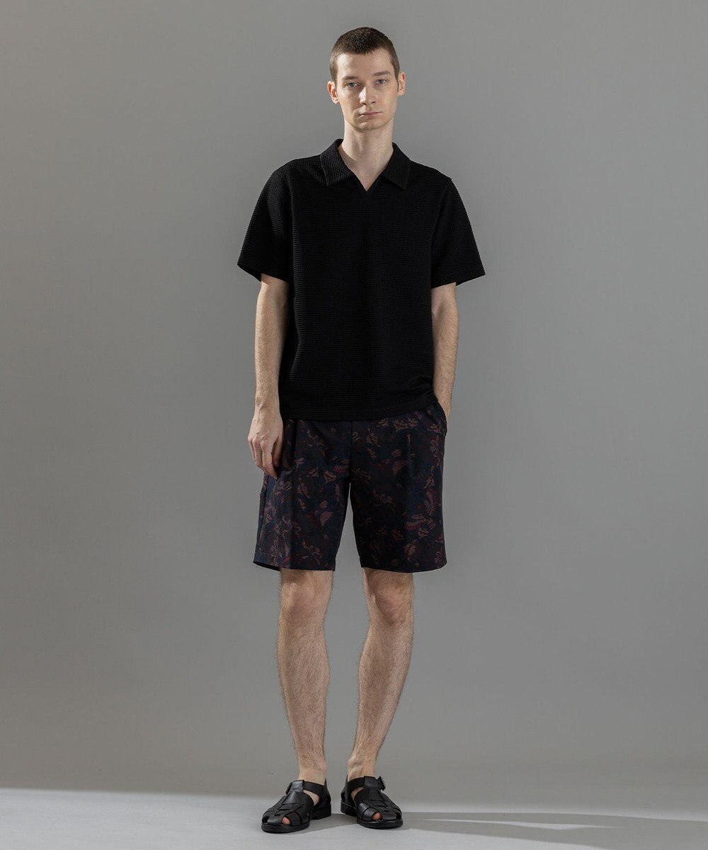 JOSEPH HOMME 新柄【洗える/ストレッチ/シワになりにくい】クールドッツストレッチ メキシカントプリント ショートパンツ/ BERMUDA 