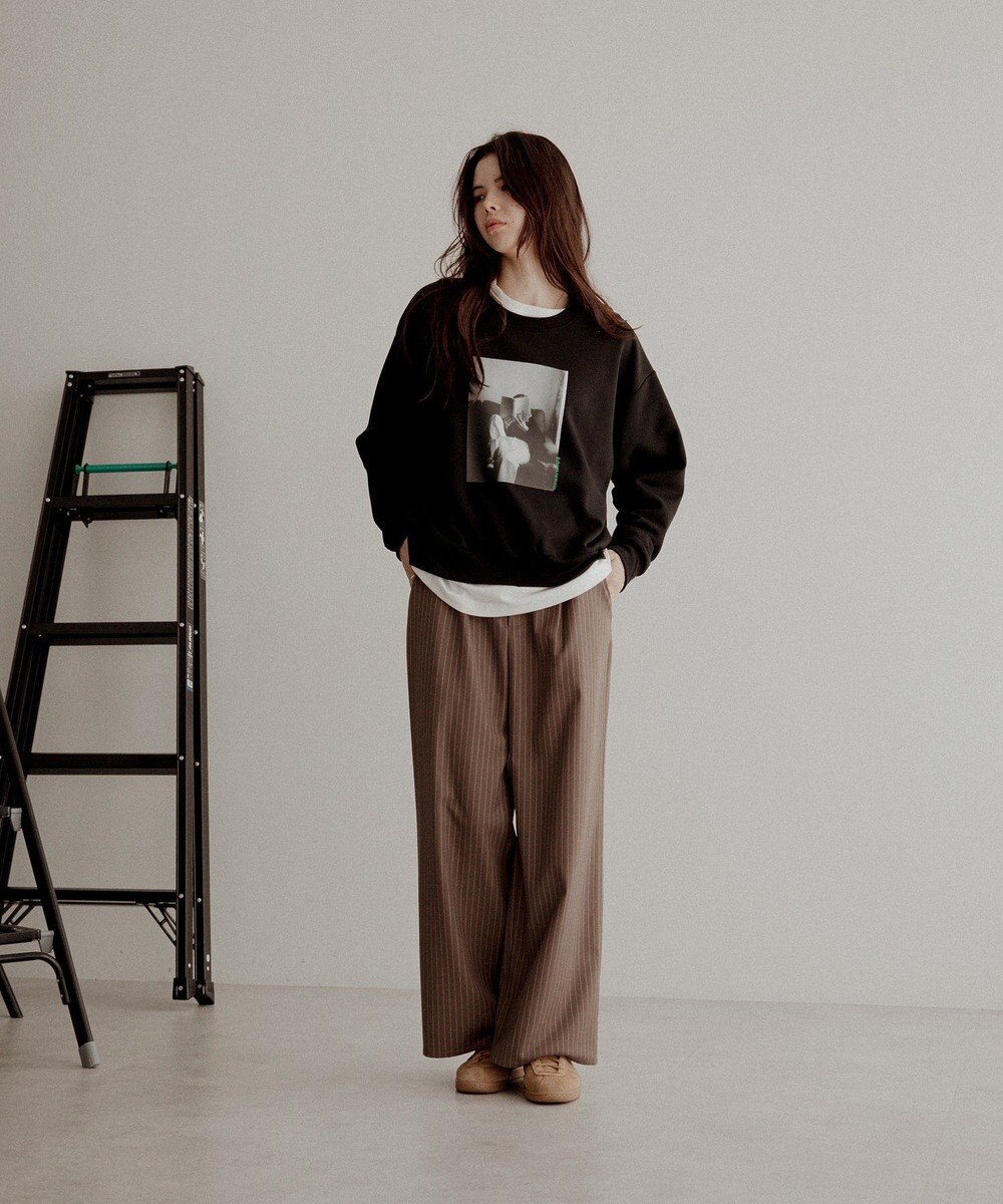 CRAFT STANDARD BOUTIQUE フォトプリントダンボールプルオーバー 