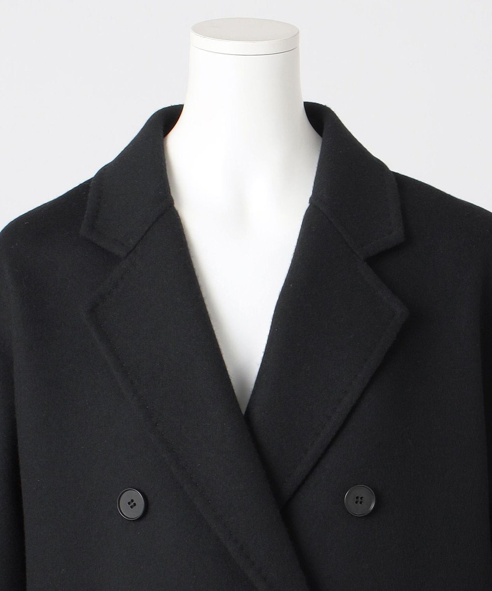 23区 L 【エステータ】ショートビーバー ウールコート 