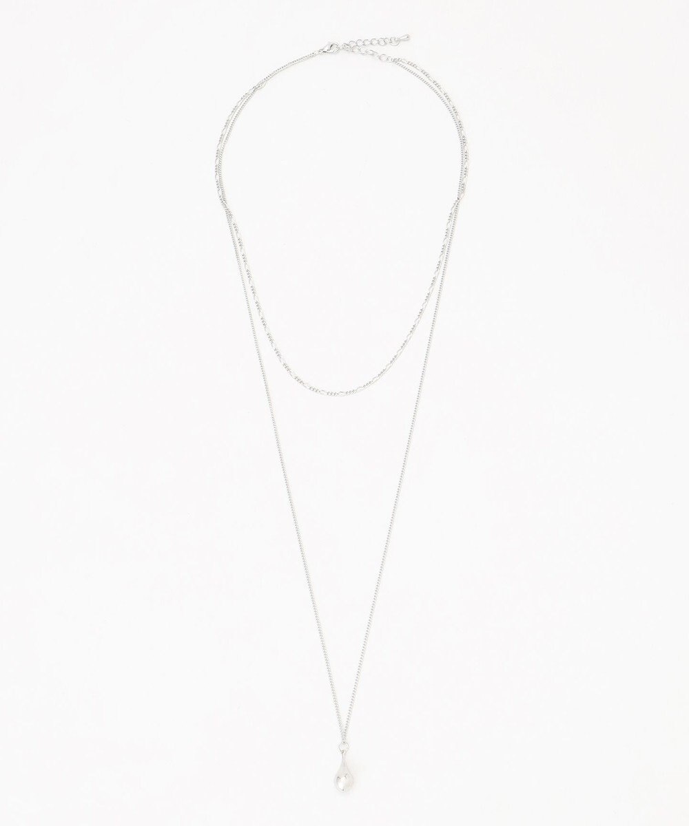 ANY ティアドロップ２連ネックレス 