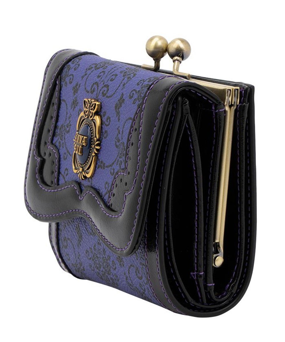 ANNA SUI リーブル 口金二つ折り財布 