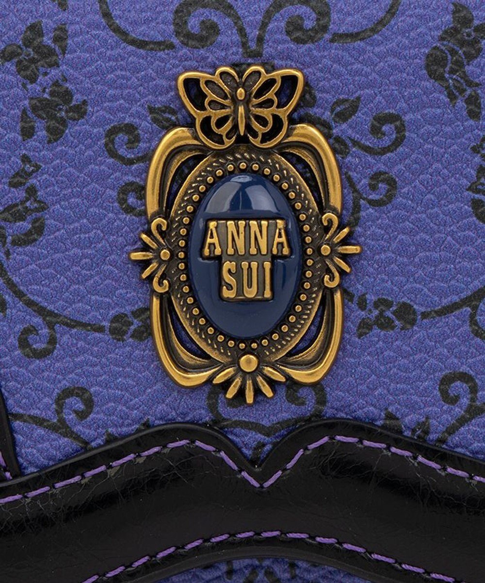 ANNA SUI リーブル 口金二つ折り財布 