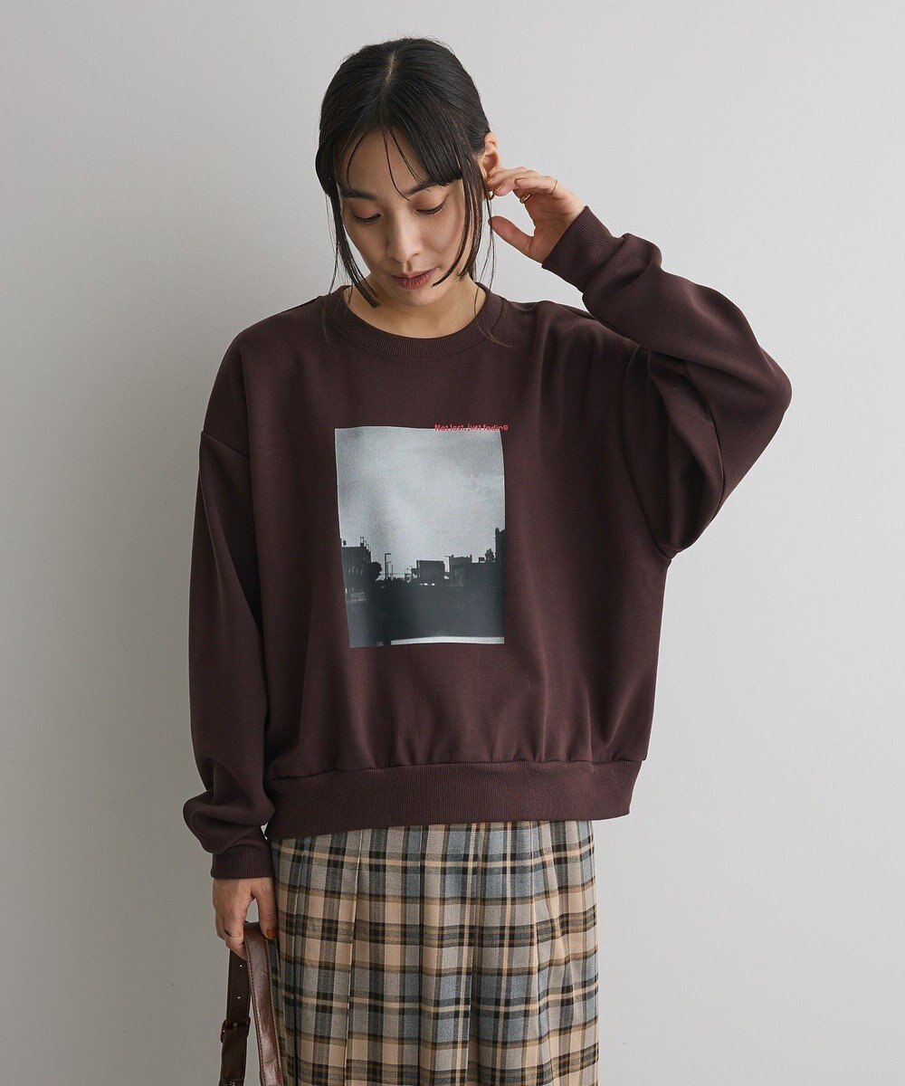 CRAFT STANDARD BOUTIQUE フォトプリントダンボールプルオーバー 