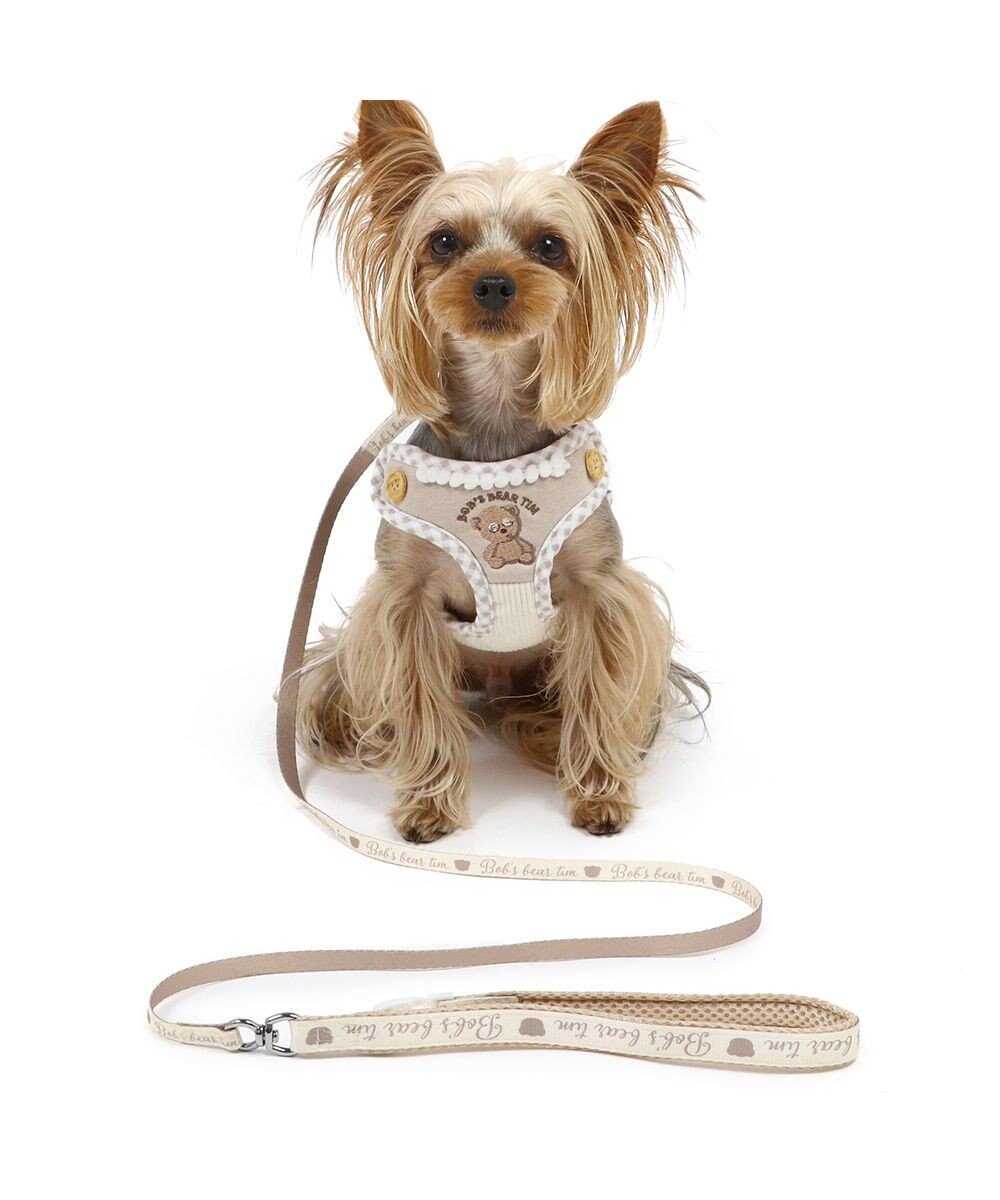 PET PARADISE ミニオン ティム リード付きハーネス  《チェック柄》  Ｓ 小型犬 