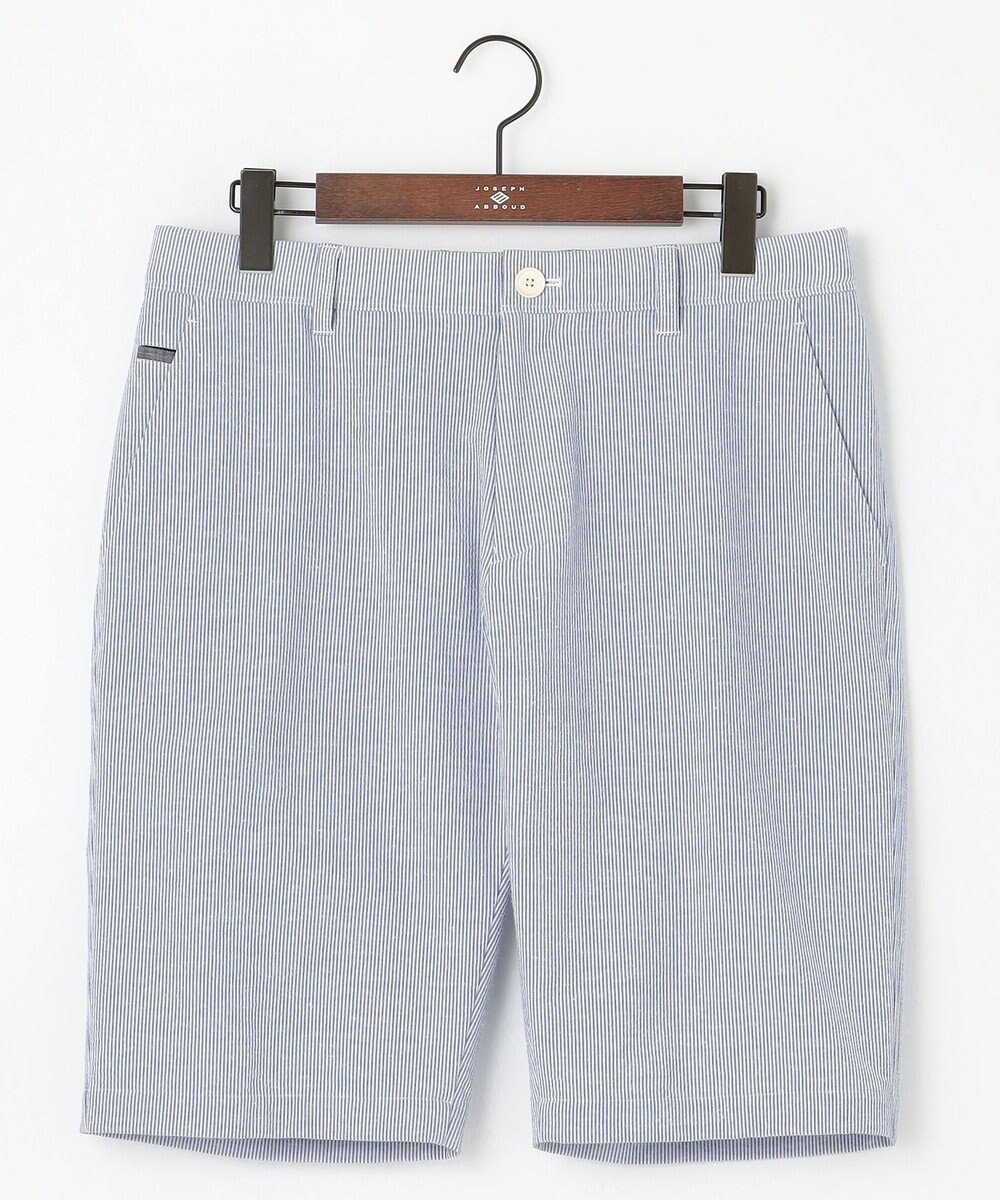 JOSEPH ABBOUD 【ウエストも伸びる！/2WAYストレッチ/清涼】クールサッカー ショーツ 