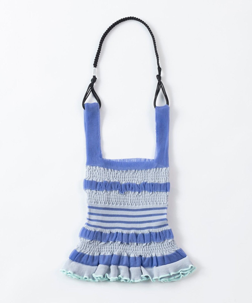 TRICOTE シースルー×マクラメ編 ショルダーバッグ 