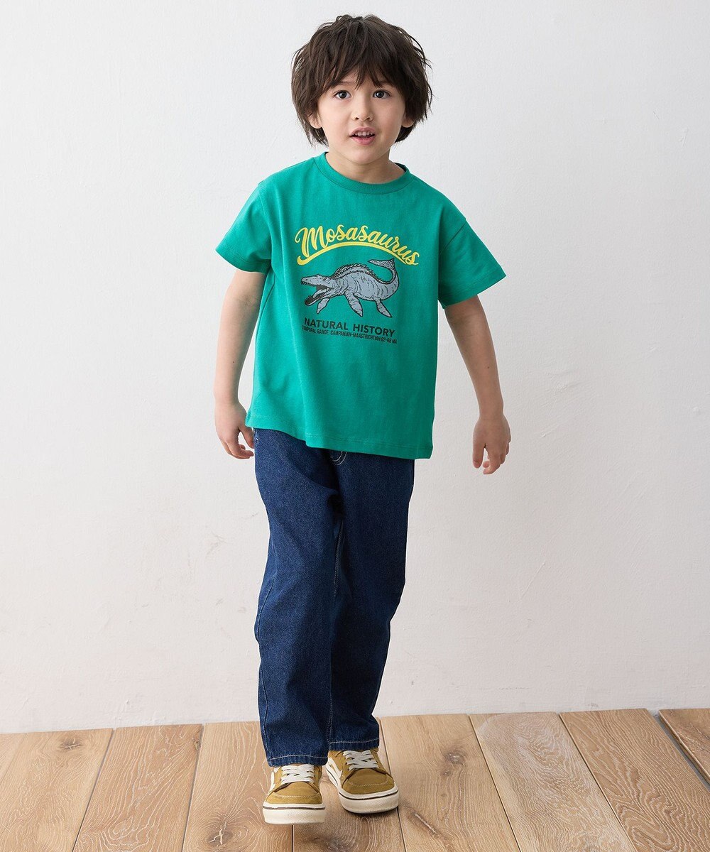 ANY KIDS 恐竜プリント 半袖 Tシャツ 