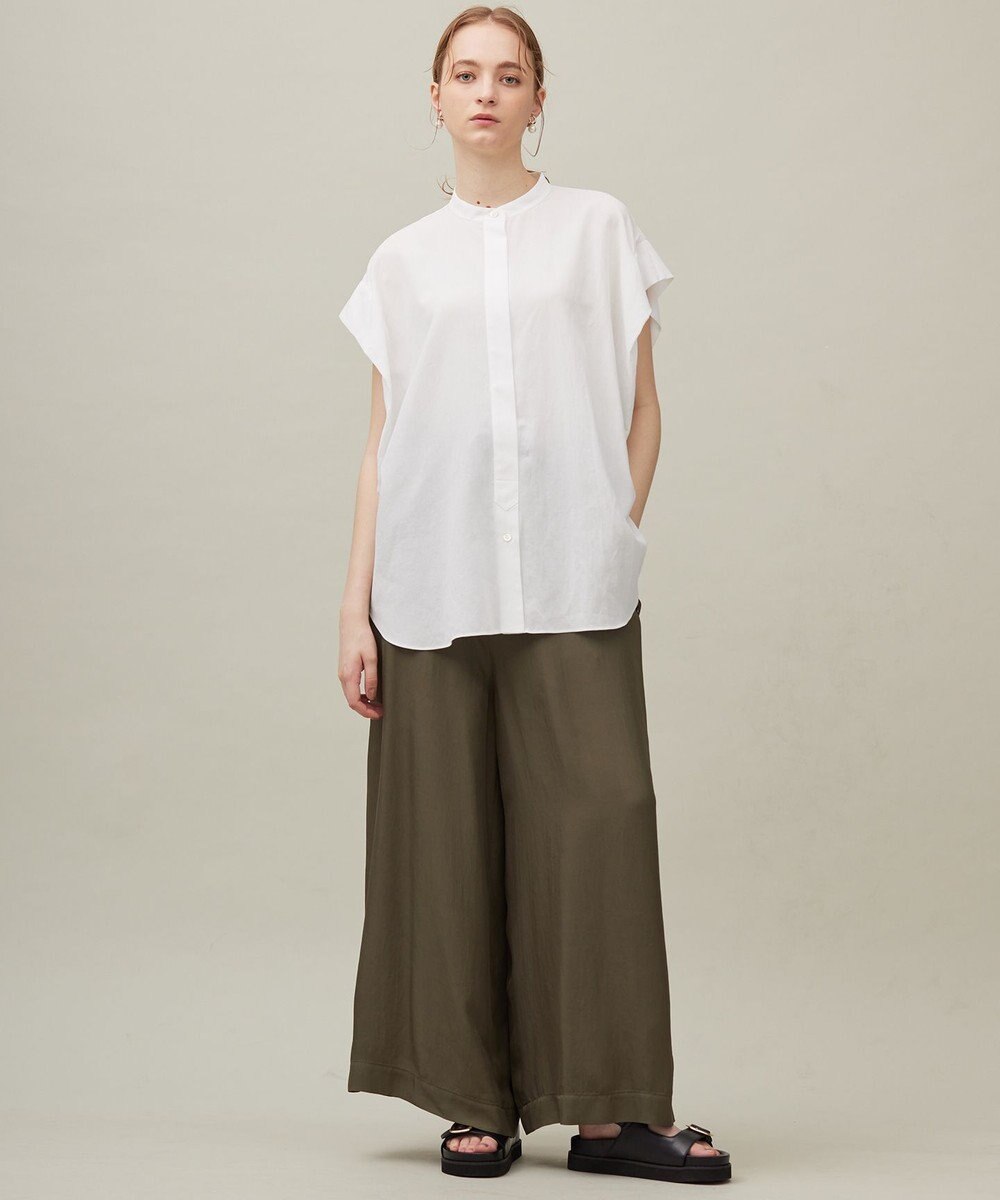 23区 【SACRA】アセテートブライトツイル サロペット 