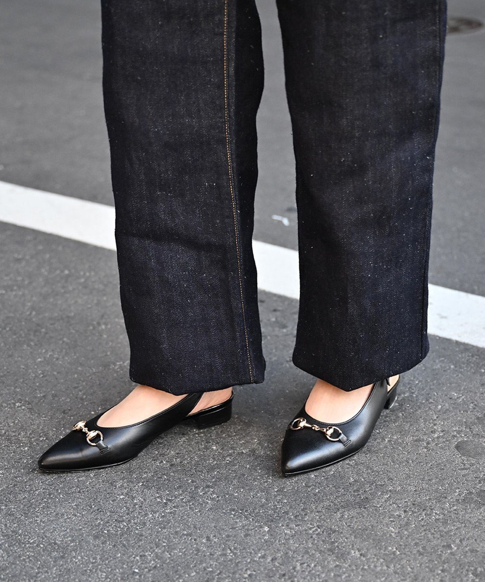 Pointer 日本製 本革ビット付きミュール 