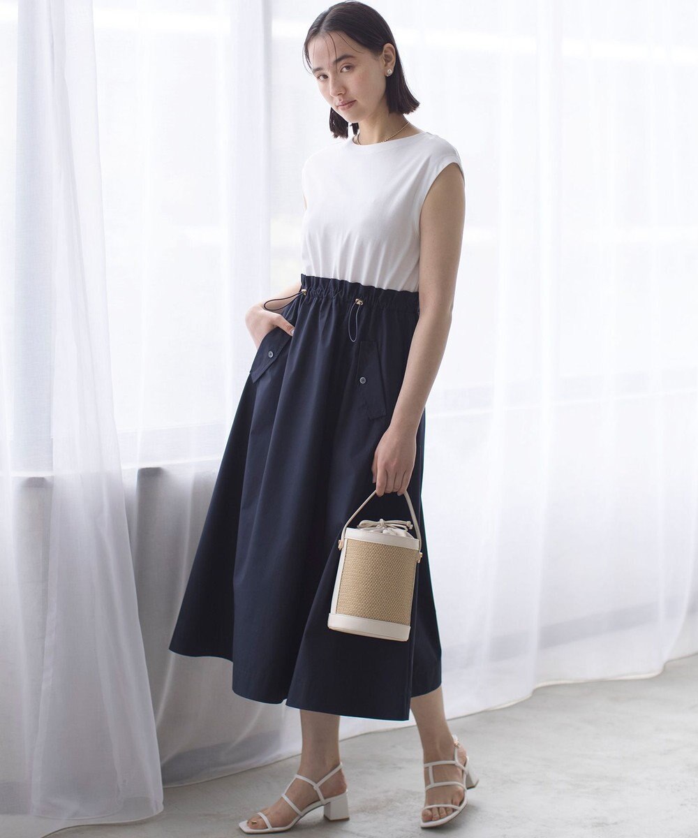 組曲 L 【WEB限定】コンビネーションワンピース 