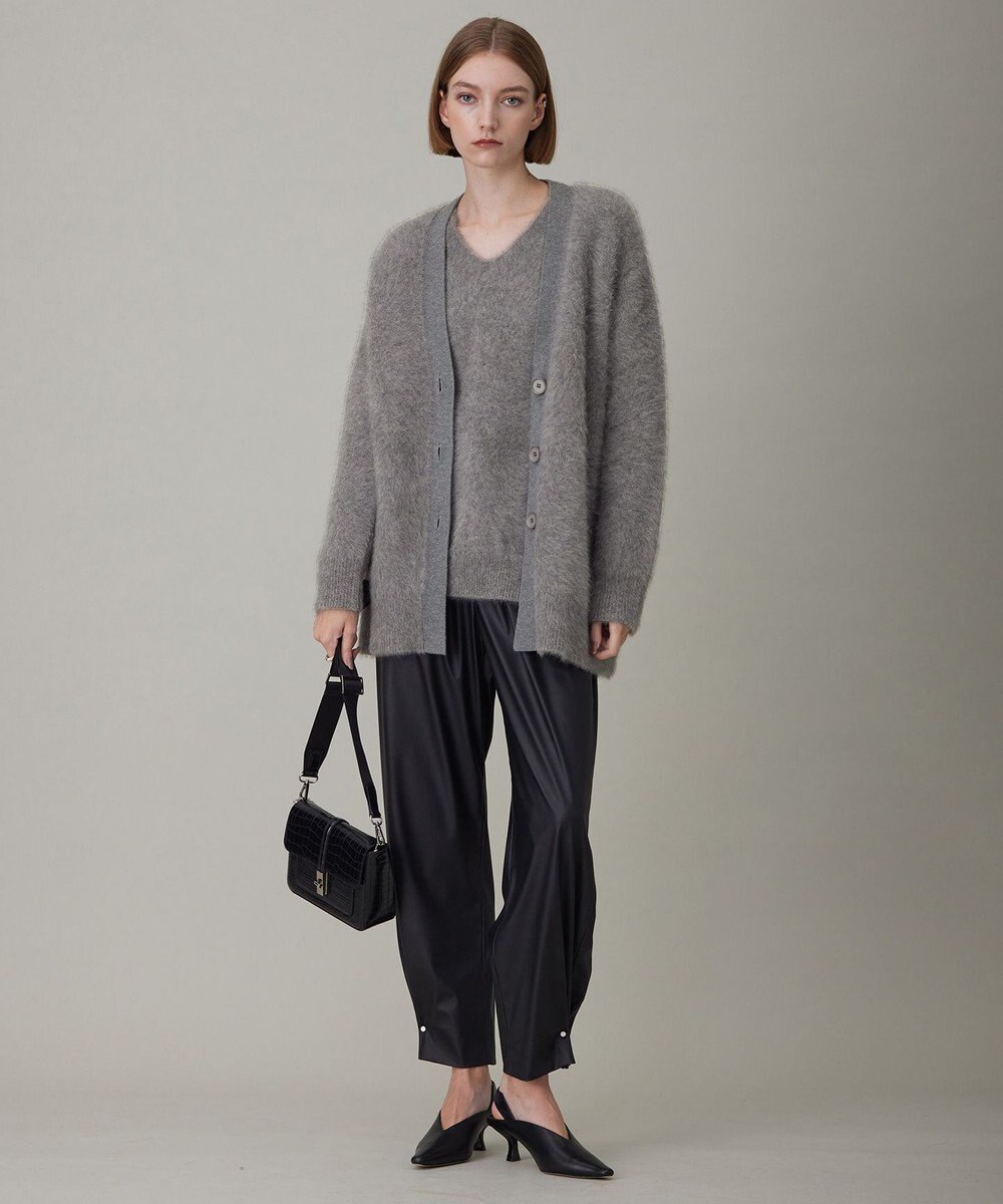 ICB フォックスカシミヤ カーディガン 