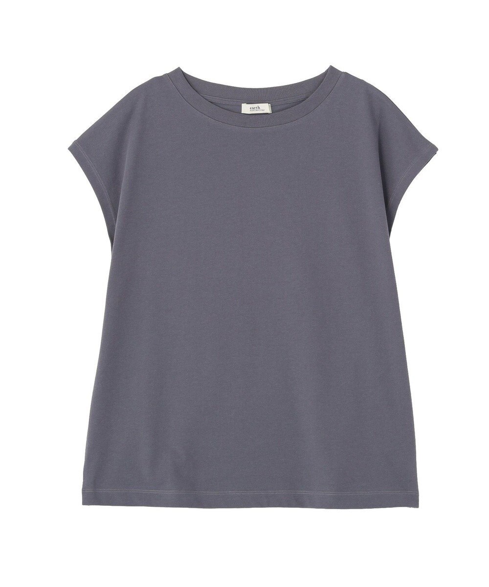 earth music&ecology 【遮熱・接触冷感・UVカット】フレンチスリーブTシャツ 