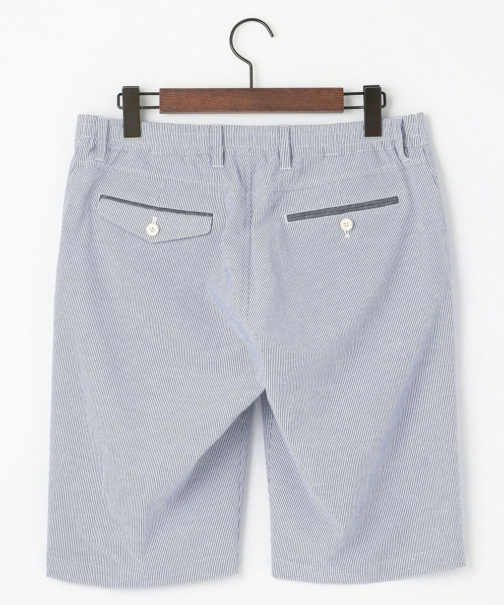 JOSEPH ABBOUD 【ウエストも伸びる！/2WAYストレッチ/清涼】クールサッカー ショーツ 