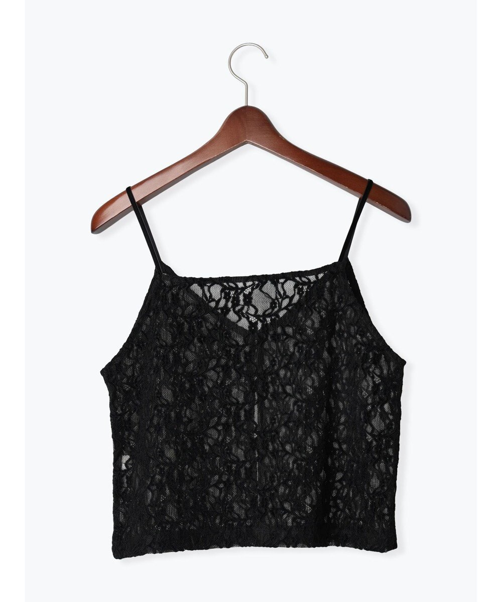 Te chichi 起毛レース前後2WAYキャミブラウス 