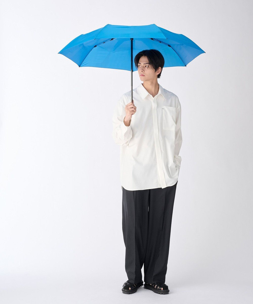 MOONBAT 【3秒でたためる傘/耐風】urawaza 無双(ウラワザ ムソウ)  折りたたみ傘 無地  58cm 