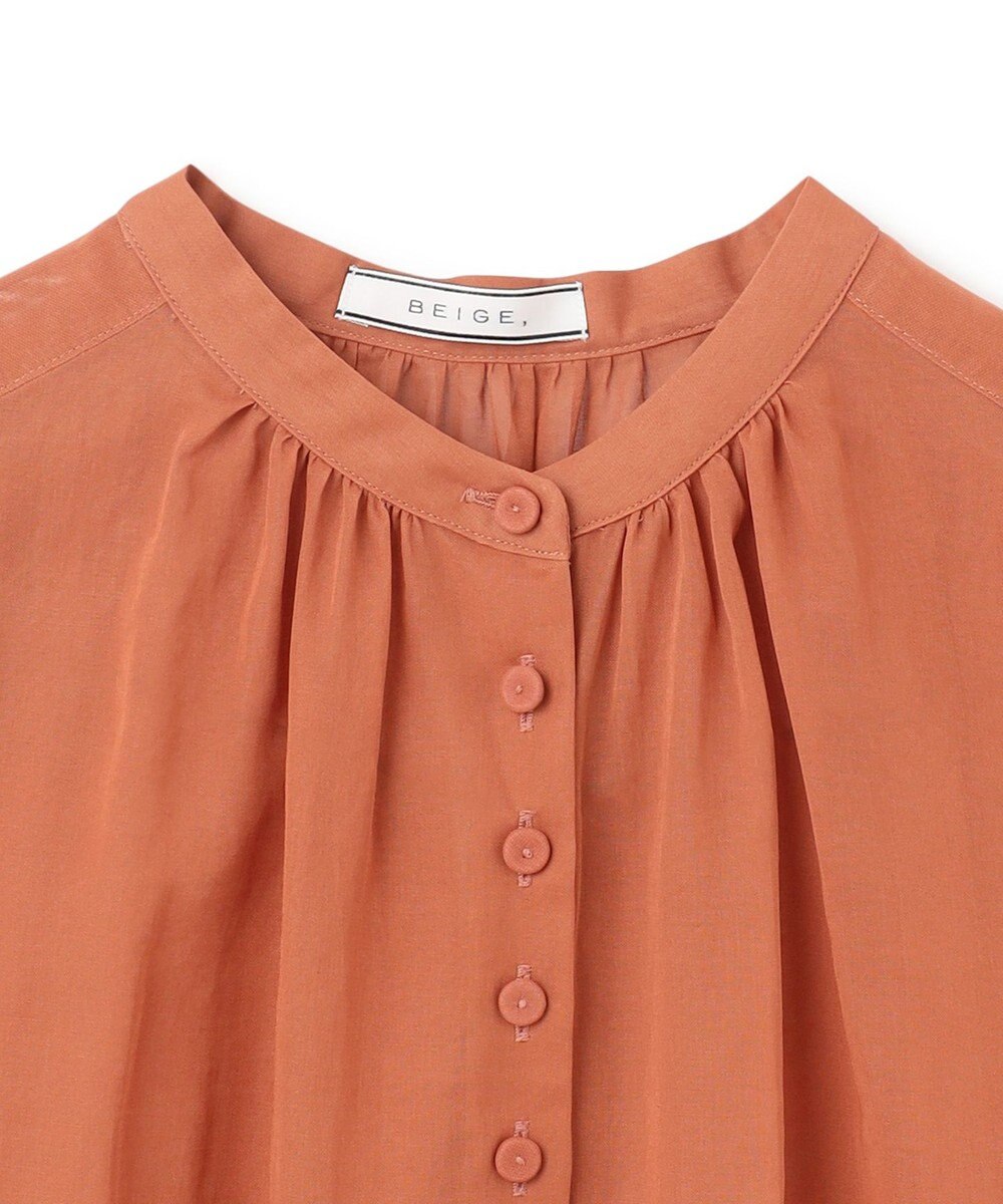 BEIGE， 【WEB限定】ODILON / シアーブラウス 