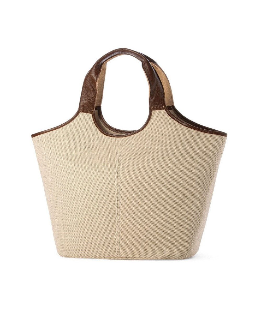 UNBILLION VERYコラボ ペルケ perche / キャンバス×牛革コンビトートバッグ 