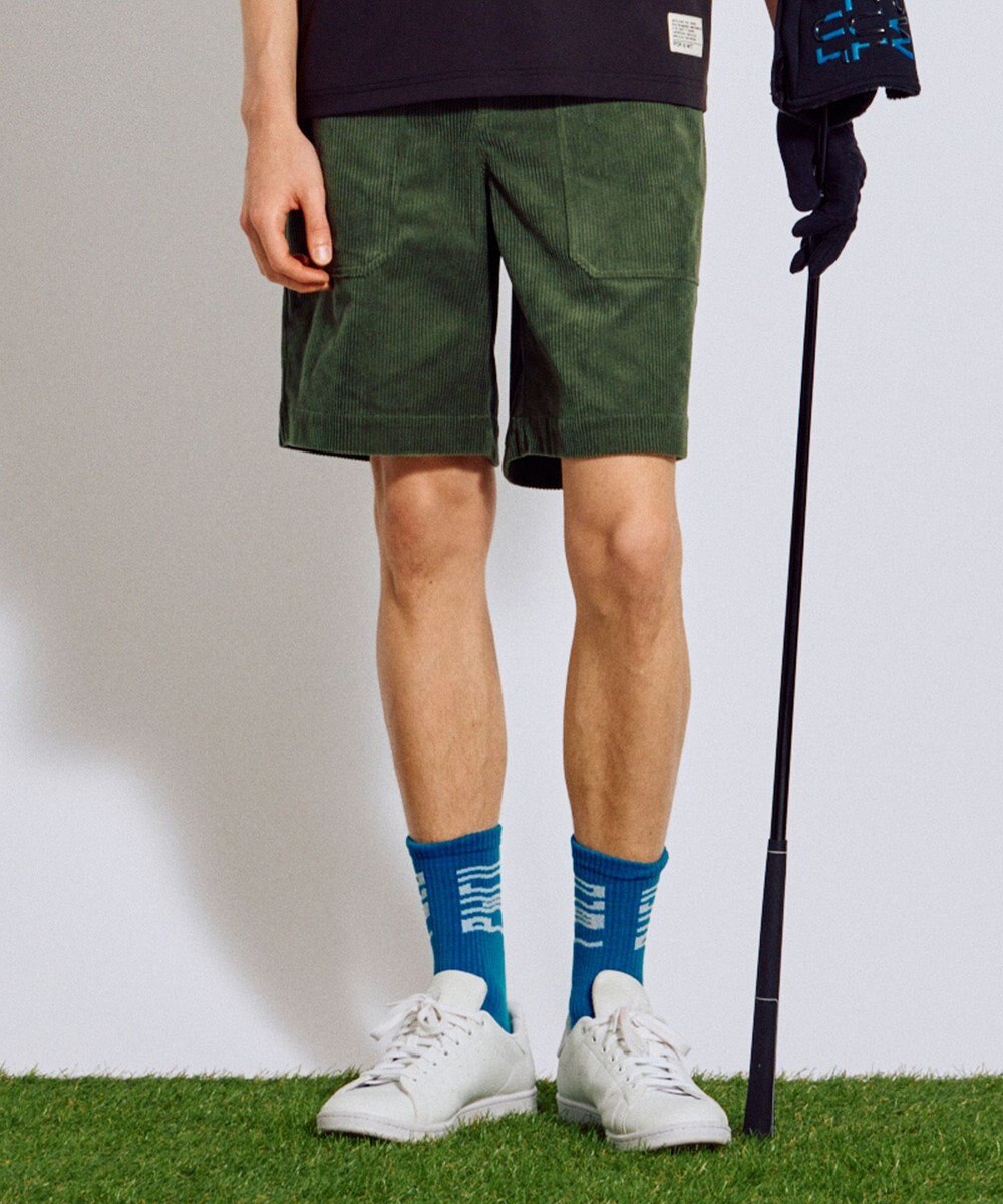 PW CIRCULUS 【手洗い洗濯可 / NEWシーズン素材 / ストレッチ】【MEN】コーデュロイショーツ ゴルフ 