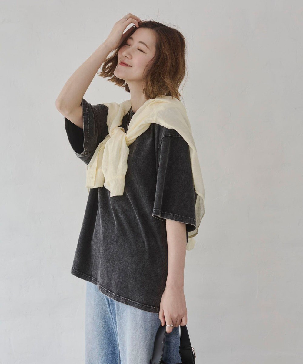 WEGO 【ユニセックス着用ITEM/SMLサイズ展開】コットンクルーネックT（SS） 